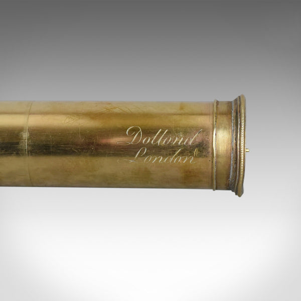 Antique Telescope, Single Draw Terrestrial Refractor, Dollond London Circa 1800 - London Fine Antiques