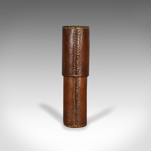 Antique Telescope, Three Draw Pocket Refractor in Leather Case, Circa 1880 - London Fine Antiques
