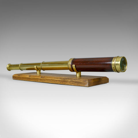 Antique Telescope, Three Draw, Refractor, English, Georgian, Dollond, Circa 1830 - London Fine Antiques