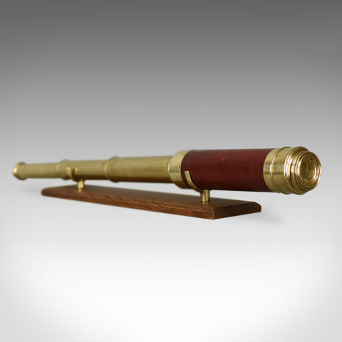 Antique Telescope, Three Draw Refractor, English, Late Georgian Circa 1800 - London Fine Antiques