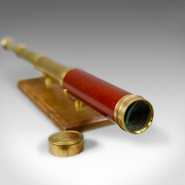 Antique Telescope, Three Draw, Refractor, Georgian, C. West, London c.1820 - London Fine Antiques