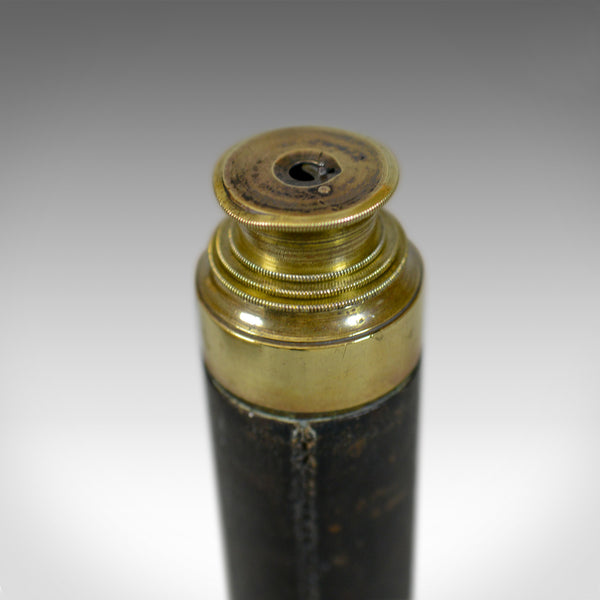 Antique Telescope, Three Draw Refractor, J Casartelli and Son, Circa 1900 - London Fine Antiques