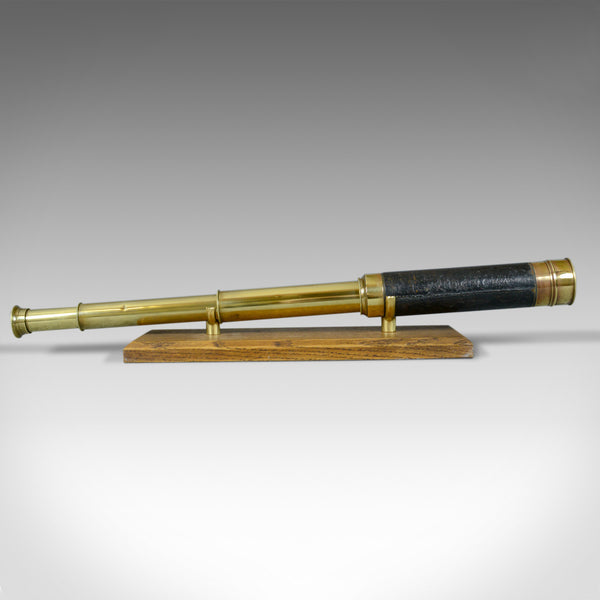 Antique Telescope, Three Draw Refractor, J Casartelli and Son, Circa 1900 - London Fine Antiques