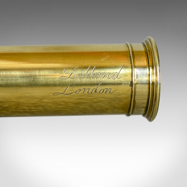 Antique Telescope, Three Draw Terrestrial, Achromatic, Refractor, Dollond c.1800 - London Fine Antiques