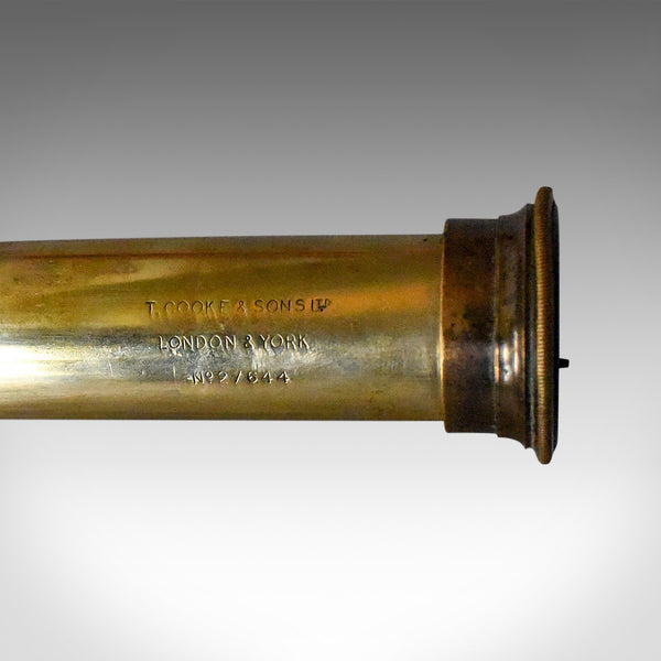 Antique Telescope, Tripod, 3" Refractor, Terrestrial Astronomical T Cooke & Sons - London Fine Antiques