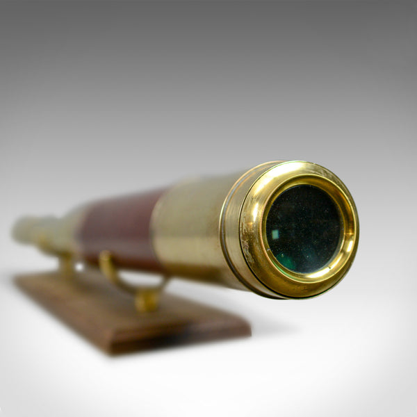 Antique, Telescope, Two Draw, Mahogany, Brass, J.P. Cutts, London Circa 1836-9 - London Fine Antiques