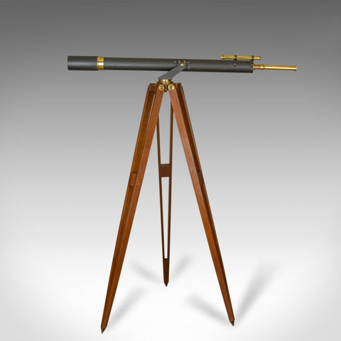 Antique Telescope on Tripod, Original Case, Three Inch Refractor, Circa 1920-40 - London Fine Antiques