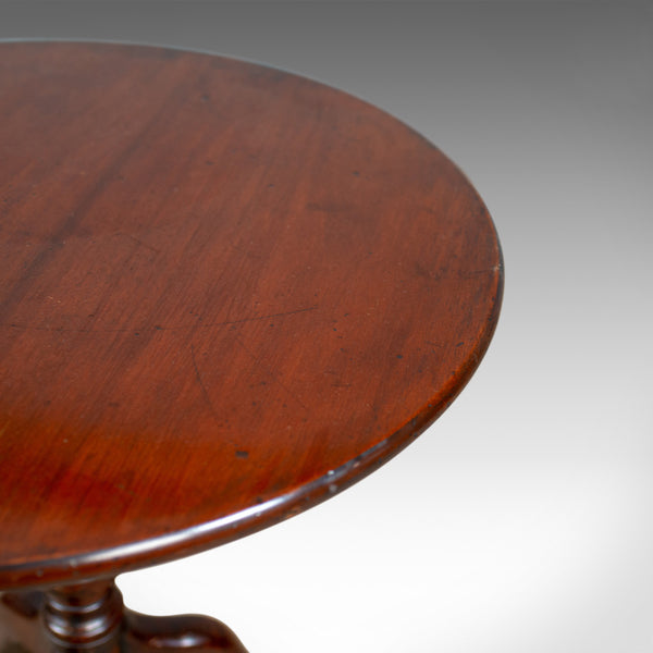 Antique Tilt-Top Side Table, English, Georgian, Mahogany, Wine, Circa 1800 - London Fine Antiques