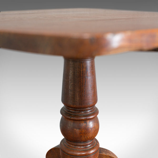 Antique Tilt-Top Table, English, Victorian, Oak, Side, Lamp, Card, Circa 1850 - London Fine Antiques