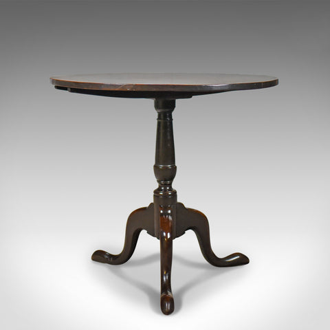 Antique Tilt Top Table, Circular, Georgian, Mahogany, Side c.1780 - London Fine Antiques