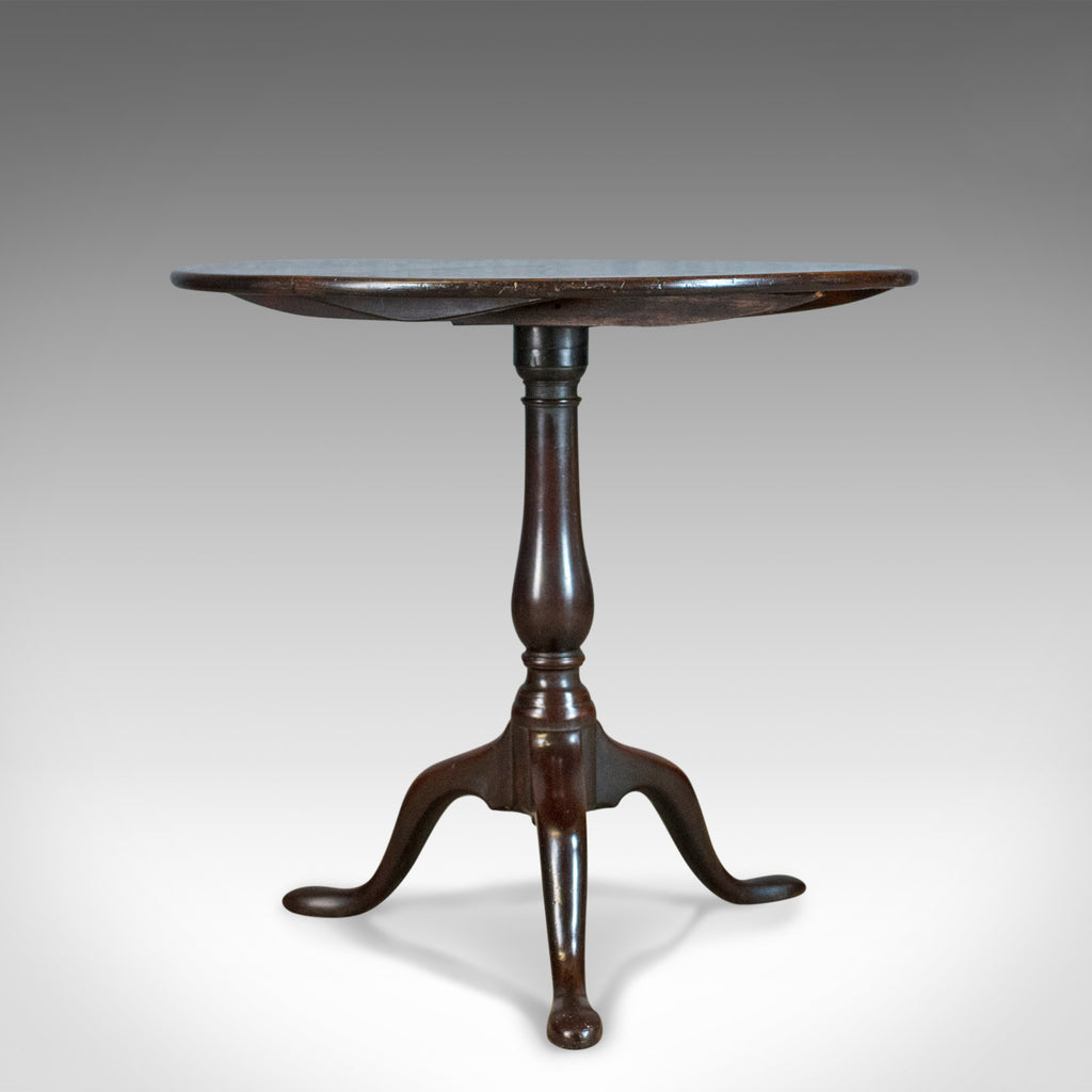 Antique Tilt Top Table, Georgian, Circular, Mahogany, Side, Circa 1800 - London Fine Antiques