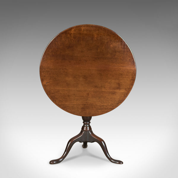 Antique Tilt Top Table, Georgian, Circular, Mahogany, Side, Circa 1800 - London Fine Antiques