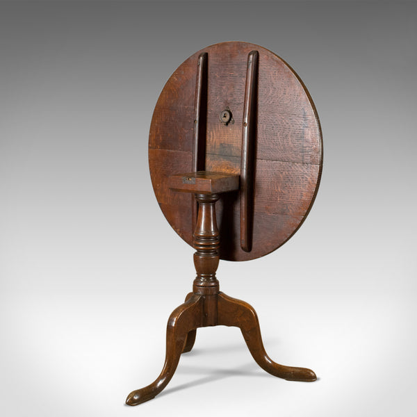 Antique Tilt Top Table, Georgian, Oak, Side, Lamp, English Circa 1800 - London Fine Antiques