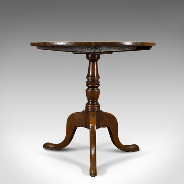 Antique Tilt Top Table, Georgian, Oak, Side, Lamp, English Circa 1800 - London Fine Antiques