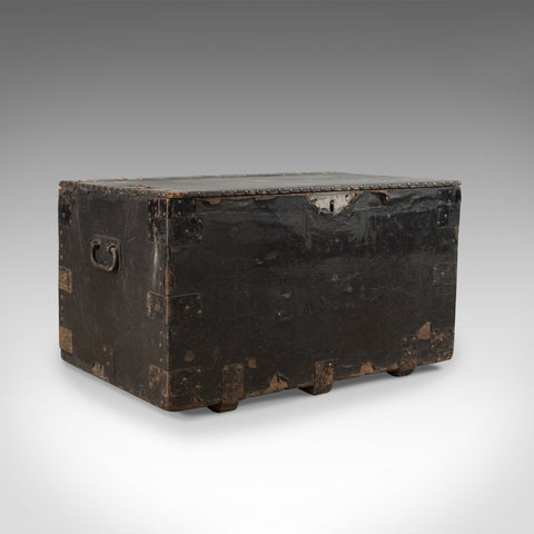 Antique Tool Chest, English, Victorian, Metal Bound, Mahogany, Trunk Circa 1900 - London Fine Antiques