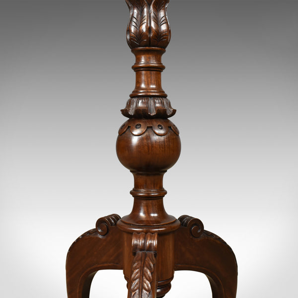 Antique Torchere, English, Edwardian, Plant Stand, Mahogany, Circa 1910 - London Fine Antiques