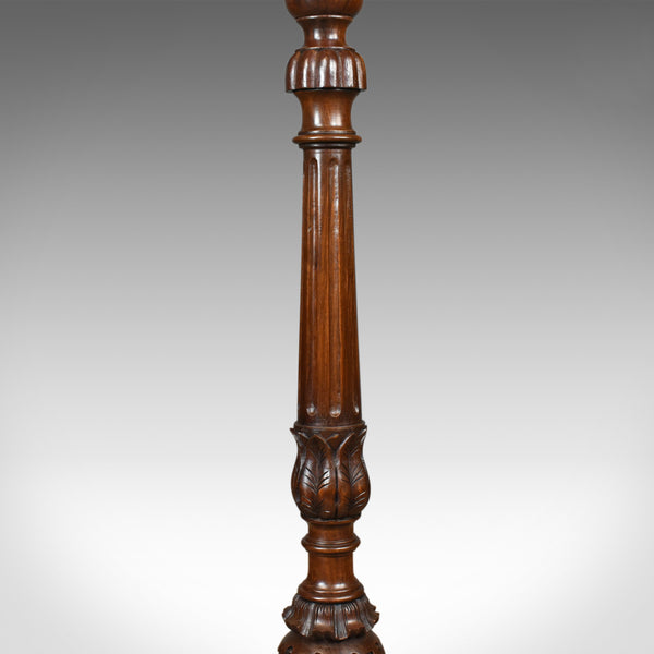 Antique Torchere, English, Edwardian, Plant Stand, Mahogany, Circa 1910 - London Fine Antiques