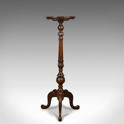 Antique Torchere, English, Edwardian, Plant Stand, Mahogany, Circa 1910 - London Fine Antiques