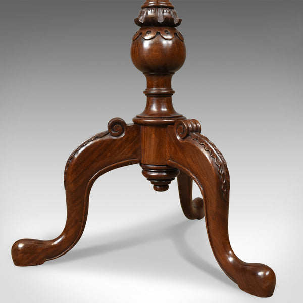 Antique Torchere, English, Edwardian, Plant Stand, Mahogany, Circa 1910 - London Fine Antiques