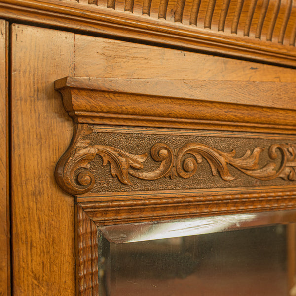 Antique Triple Wardrobe, Scottish, Oak, Compactum, Victorian, Circa 1870 - London Fine Antiques