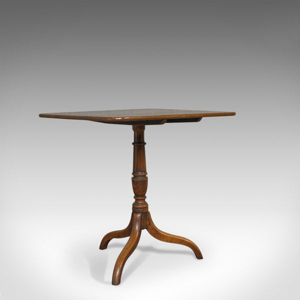 Antique Tripod Table, English, Regency, Tilt-Top, Oak, Side, Circa 1830 - London Fine Antiques