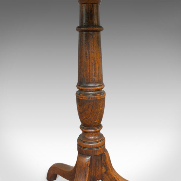 Antique Tripod Table, English, Regency, Tilt-Top, Oak, Side, Circa 1830 - London Fine Antiques