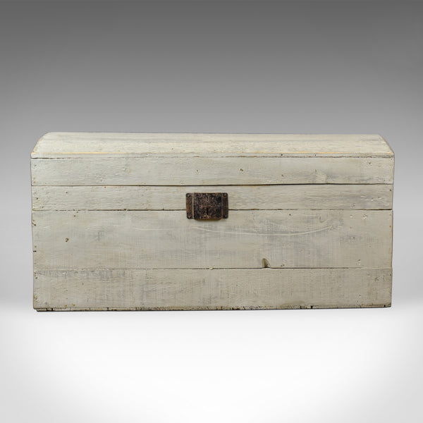 Antique Carriage Trunk, Painted, Pine, Victorian, Dome Topped Chest, Circa 1890 - London Fine Antiques
