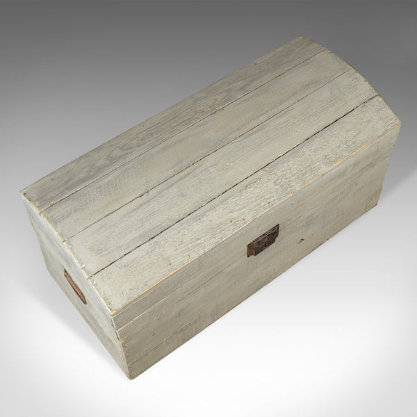 Antique Carriage Trunk, Painted, Pine, Victorian, Dome Topped Chest, Circa 1890 - London Fine Antiques