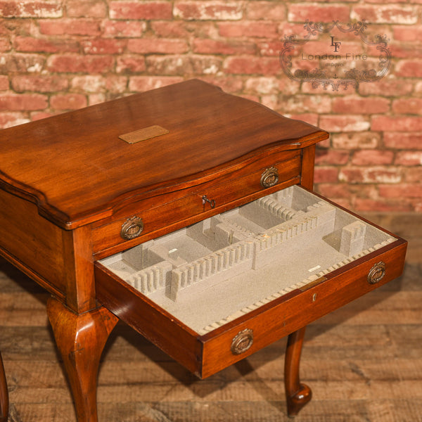Early 20th Century Two Drawer Side Table - London Fine Antiques