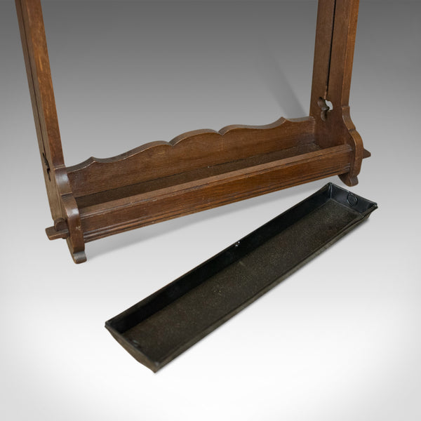 Antique Umbrella Stand, Arts and Crafts Stick Stand, English, Oak, Circa 1890 - London Fine Antiques
