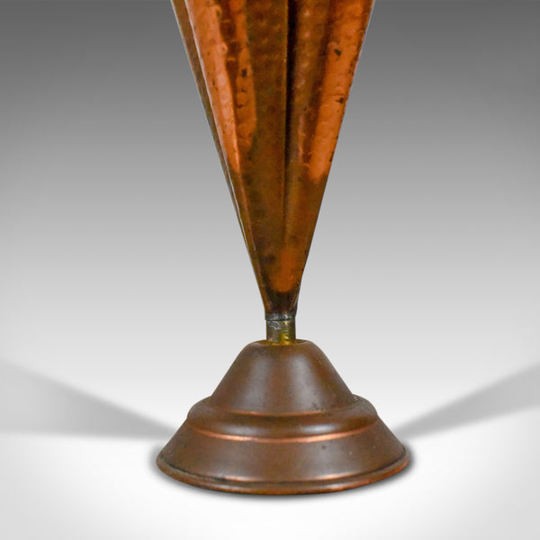 Antique Umbrella Stand in Copper and Brass, French Early 20th Century Circa 1920 - London Fine Antiques
