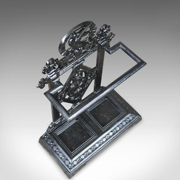 Antique Umbrella or Stick Stand, English, Victorian, Cast Iron, Hall, Circa 1890 - London Fine Antiques