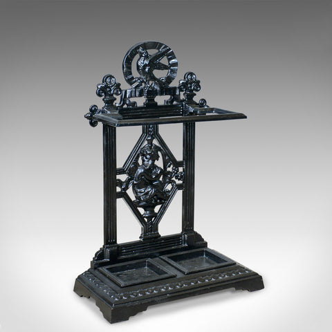 Antique Umbrella or Stick Stand, English, Victorian, Cast Iron, Hall, Circa 1890 - London Fine Antiques