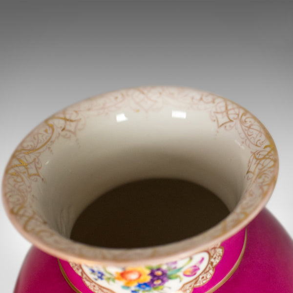 Antique Vase, Large, German, Porcelain, Flower, AR, Ceramics Late 19th Century - London Fine Antiques