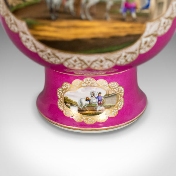 Antique Vase, Large, German, Porcelain, Flower, AR, Ceramics Late 19th Century - London Fine Antiques