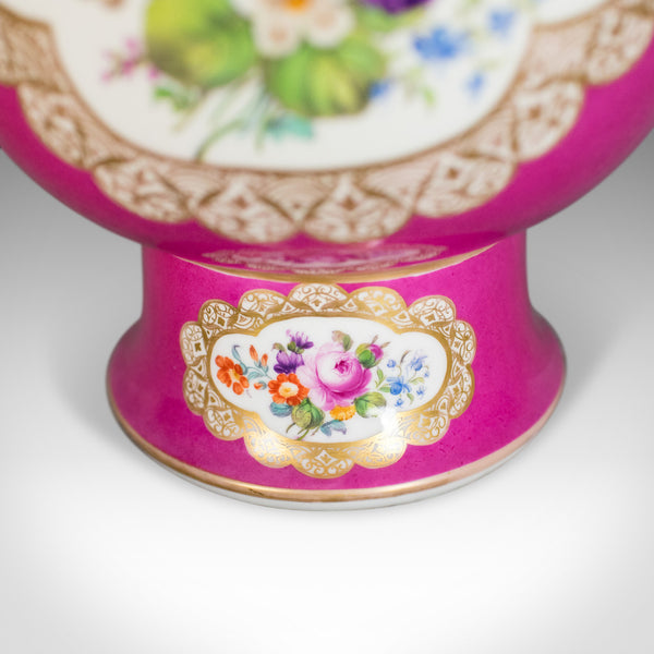 Antique Vase, Large, German, Porcelain, Flower, AR, Ceramics Late 19th Century - London Fine Antiques