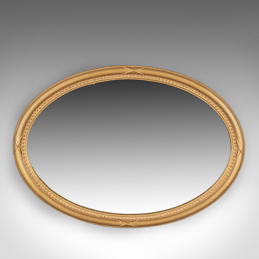 Antique Wall Mirror, English, 1920s, Giltwood Frame, Portrait, Landscape - London Fine Antiques