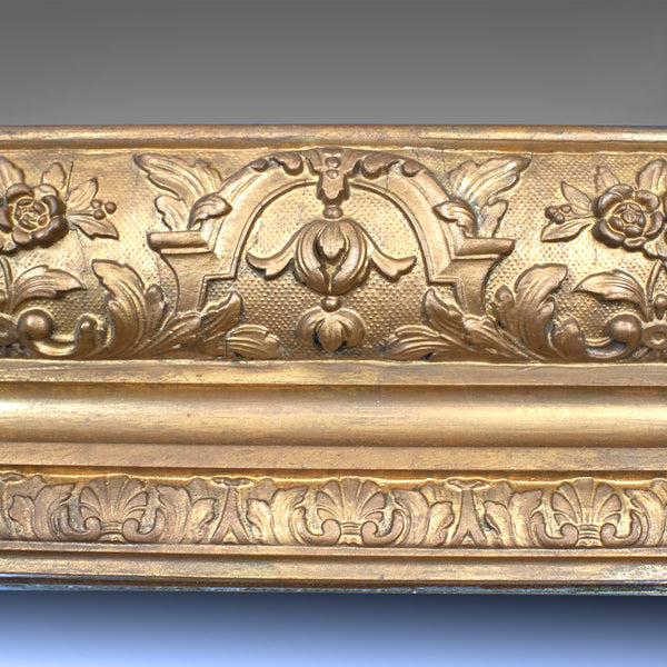 Large Antique Wall Mirror, Victorian, Gilt Gesso Frame, Overmantel Circa 1880 - London Fine Antiques