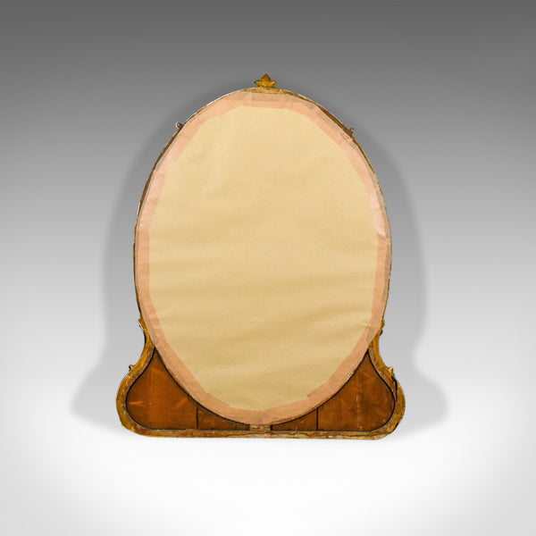 Antique Wall Mirror, English, Victorian, Gilt Gesso, Overmantel, Circa 1850 - London Fine Antiques