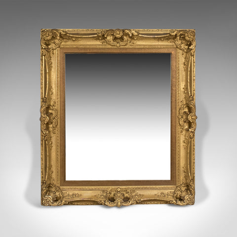 Antique Wall Mirror, English, Victorian, Picture Frame, 19th Century Circa 1900 - London Fine Antiques