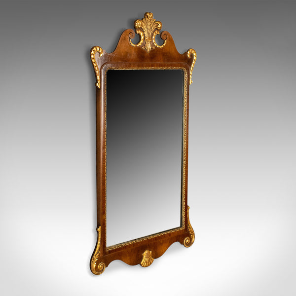 Antique Wall Mirror, English, Victorian Vanity, Walnut, Gilded Decoration c1880 - London Fine Antiques