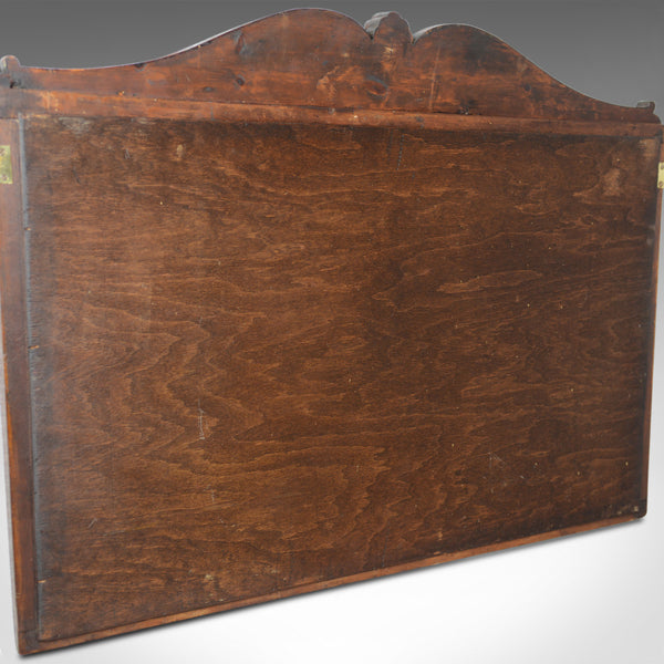 Antique Wall Mirror, French, Empire Revival, Overmantel, Walnut, Early C20th - London Fine Antiques