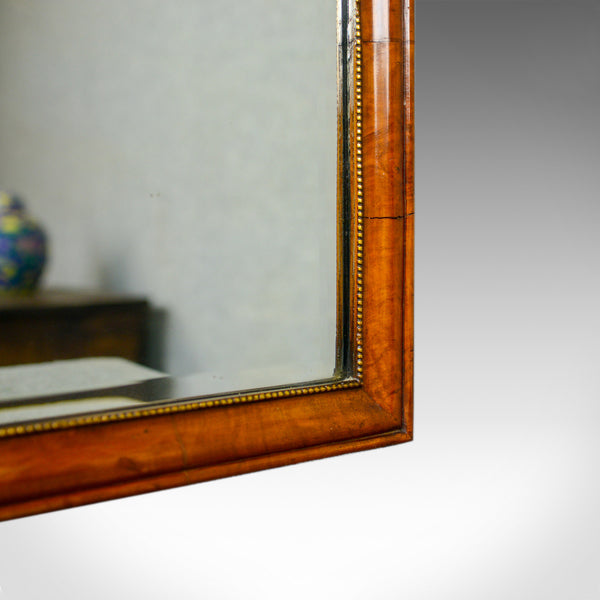 Antique Wall Mirror, French, Empire Revival, Overmantel, Walnut, Early C20th - London Fine Antiques