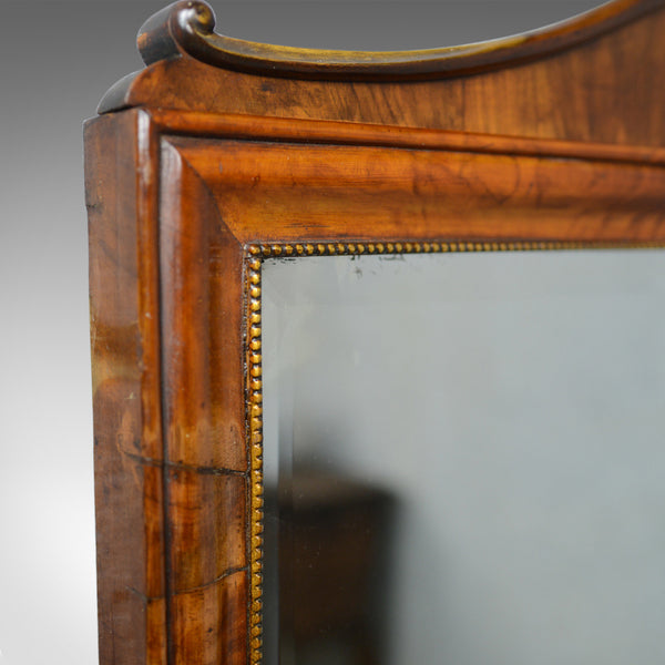 Antique Wall Mirror, French, Empire Revival, Overmantel, Walnut, Early C20th - London Fine Antiques