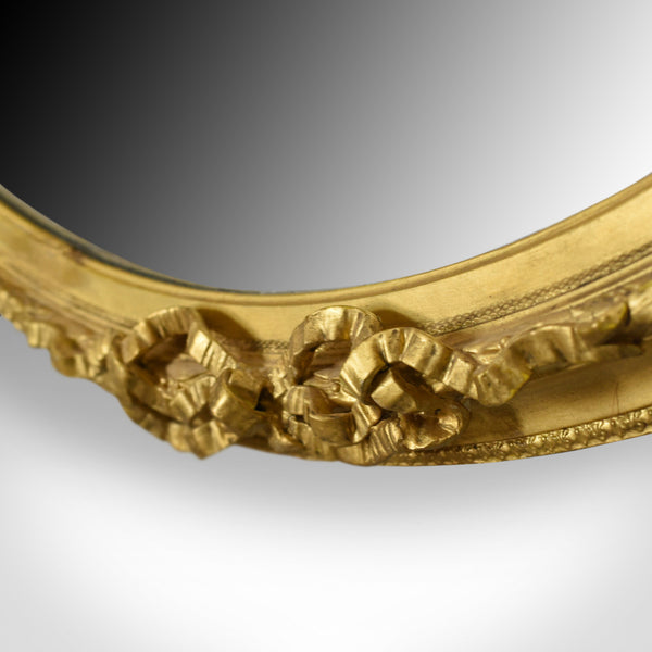 Antique Wall Mirror, Georgian, Ovular, Giltwood and Gesso, Circa 1800 - London Fine Antiques
