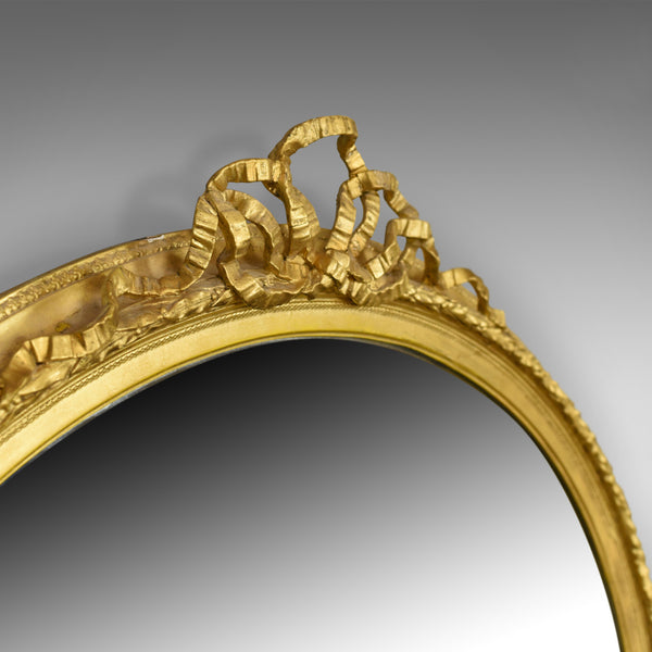 Antique Wall Mirror, Georgian, Ovular, Giltwood and Gesso, Circa 1800 - London Fine Antiques