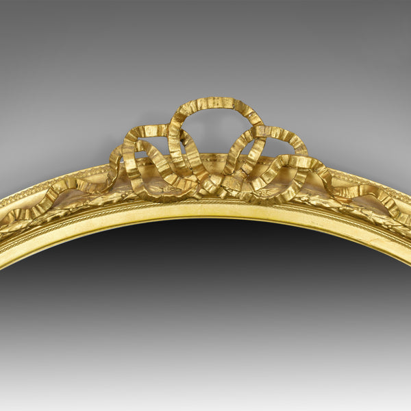 Antique Wall Mirror, Georgian, Ovular, Giltwood and Gesso, Circa 1800 - London Fine Antiques