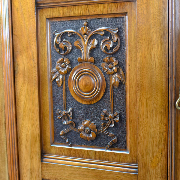 Antique Wardrobe, English, Walnut, Compactum, Edwardian Circa 1910 - London Fine Antiques