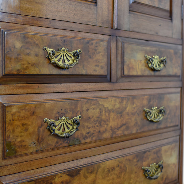 Antique Wardrobe, English, Walnut, Compactum, Edwardian Circa 1910 - London Fine Antiques