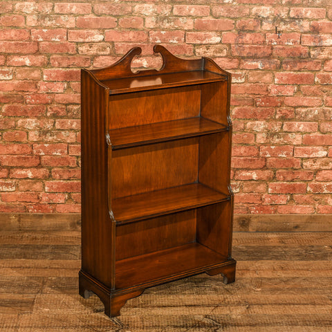 Edwardian Waterfall Bookcase, c.1910 - London Fine Antiques